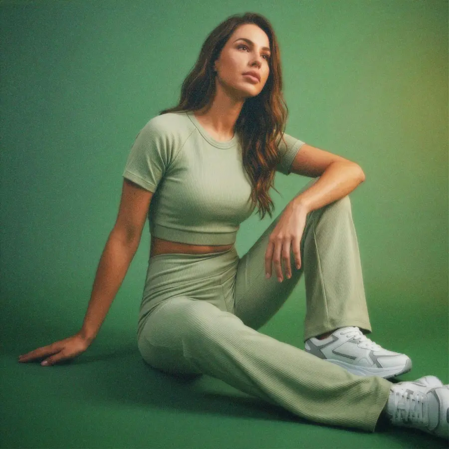 Kadın Mint Yoga & Fitness Takım Üst Tayt Set